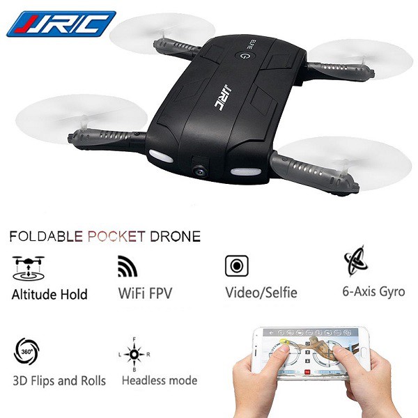 selfie-drone-rc113-โดรนจิ๋วพับได้-ใส่กระเป๋า-โดรนเซลฟี่-บินนิ่ง-ถ่ายวีดีโอ-hd2-ล้านกล้องปรับมุมได้-ภาพนิ่ง-บินตามคำสั่ง