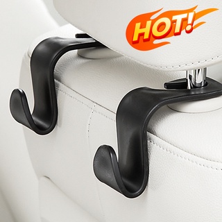พร้อมส่งด่วน🔥 2 ชิ้นตะขอเก็บของ ที่แขวนของในรถยนต์ ตะขอแขวนของในรถ ตะขอแขวนถุง ที่แขวนกระเป๋า ตะขอแขวนติดเบาะ✔ราคาถูก