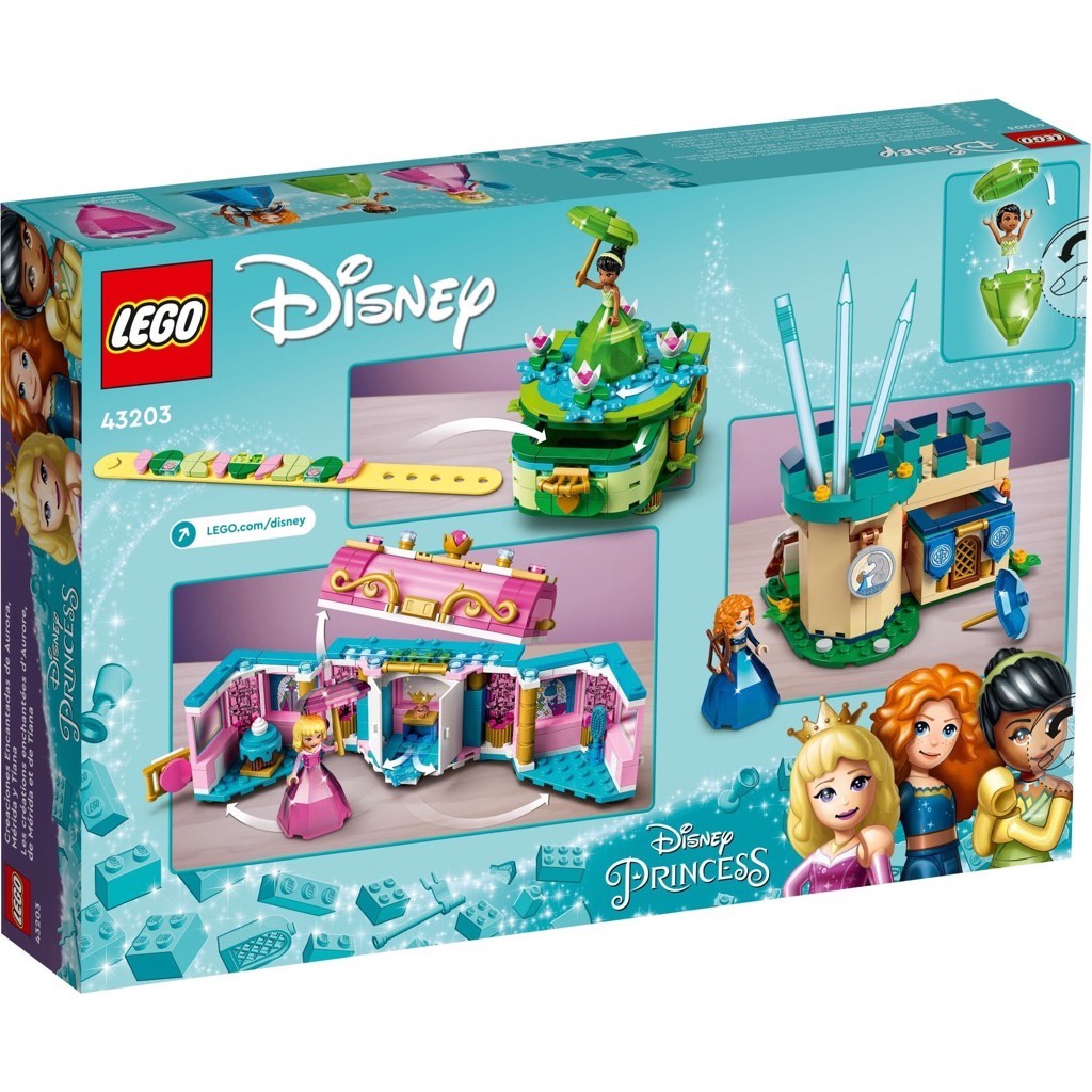 lego-disney-43203-aurora-merida-and-tiana-s-enchanted-creations-ของแท้