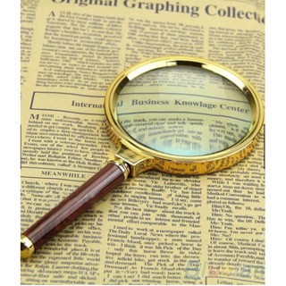 แว่นขยาย แว่นขยายวินเทจ กำลังขยาย 10เท่า Vintage Magnifying Glass