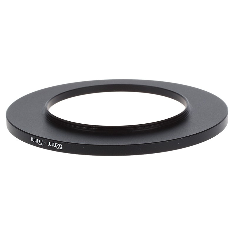 ภาพหน้าปกสินค้า52mm-77mm 52-77 Metal Step Up Filter Ring Adapter for Camera