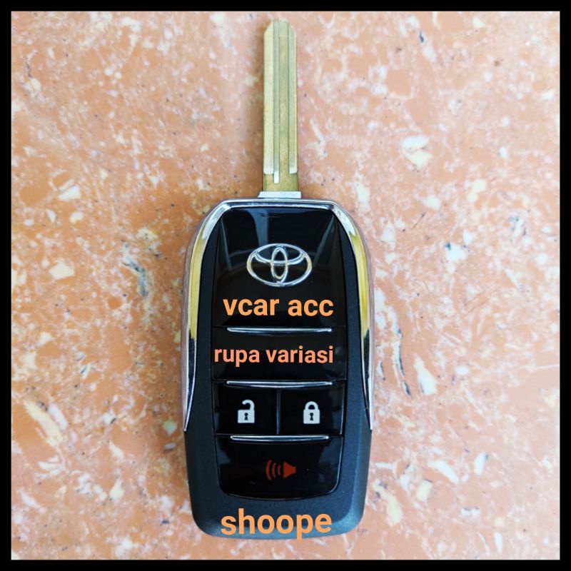 Tombol Toyota Inova INNOVA / Fortuner altis 3 ปุ่ม VEL FOLDING hardcase ...