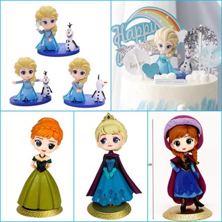 ภาพขนาดย่อของภาพหน้าปกสินค้าตุ๊กตาเจ้าหญิง Frozen Anna Frozen 2 Cinderella Alice สําหรับตกแต่งเค้ก จากร้าน fashionfindins.th บน Shopee ภาพที่ 2
