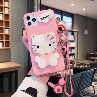 เคสโทรศัพท์มือถือแบบกระจก Samsung Galaxy A23 A33 A53 A52 A52S A73 A72 A71 A51 A31 A22 A32 A12 A13 4G 5G A50 A30 A20 A10 A04S A03S A02S A03 A02 ลาย KT สําหรับ