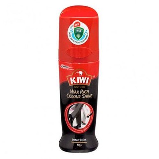 Kiwi Wax Rich Color Shine Black Shoe Polish 75 ml.