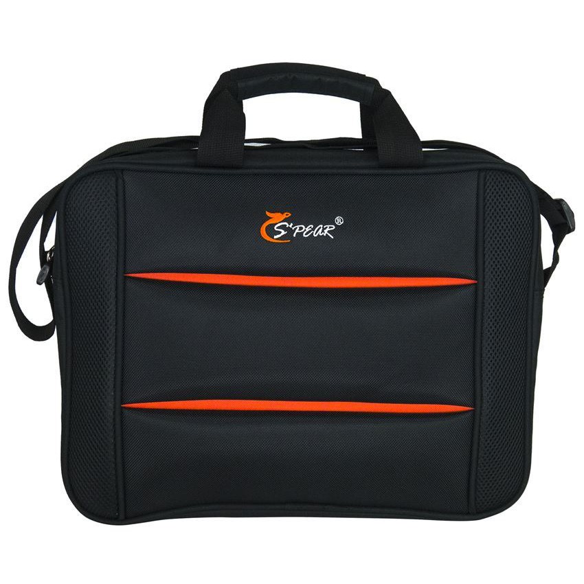 spear-กระเป๋าสะพายไหล่-ใส่โน๊ตบุ๊ค-laptop-ใส่เอกสาร-16-นิ้ว-รุ่น-bo33605-black-orange