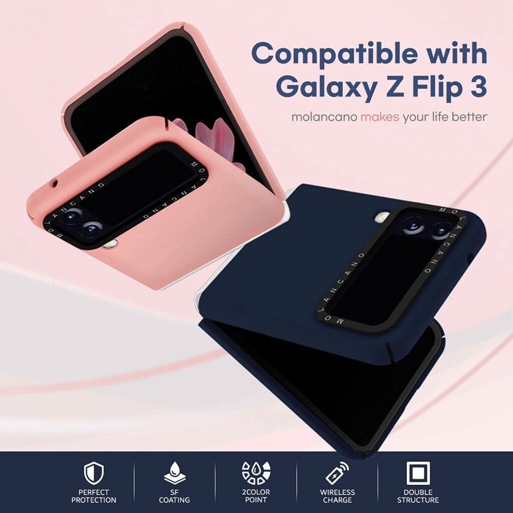 แท้-พร้อมส่ง-molan-cano-slim-เคสสำหรับ-samsung-galaxy-z-flip-4-แถมฟรี-กระจกกันเลนส์กล้อง