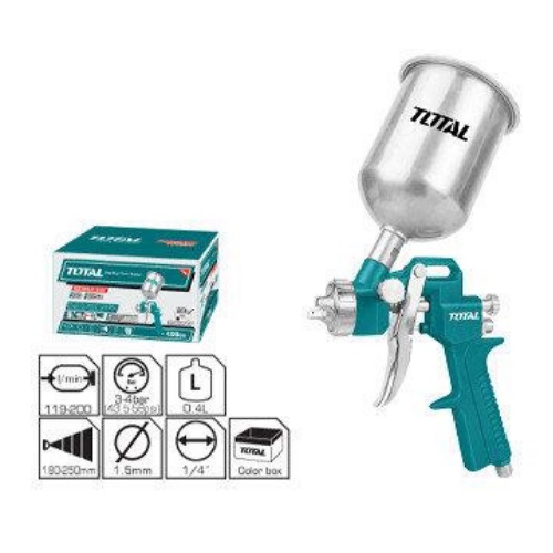 total-กาพ่นสี-หงาย-400cc-รุ่น-tat10402-hvlp-spray-gun-กาพ่นสีหงาย-กาพ่นสีกาบน-กาพ่นสี