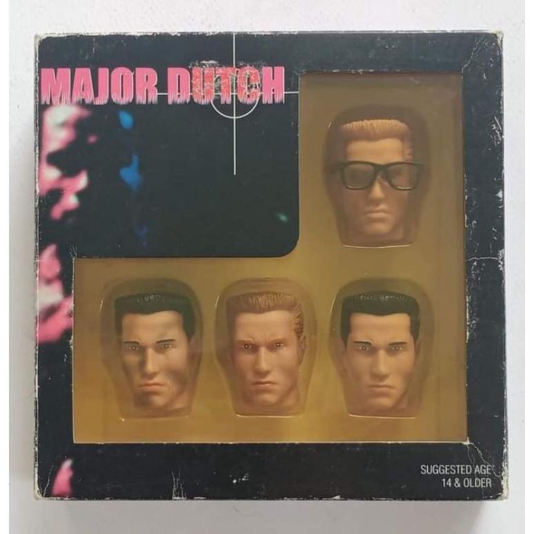 PREDATOR Major Dutch (Arnold Schwarzenegger) 1:6 Scale Model Heads ...