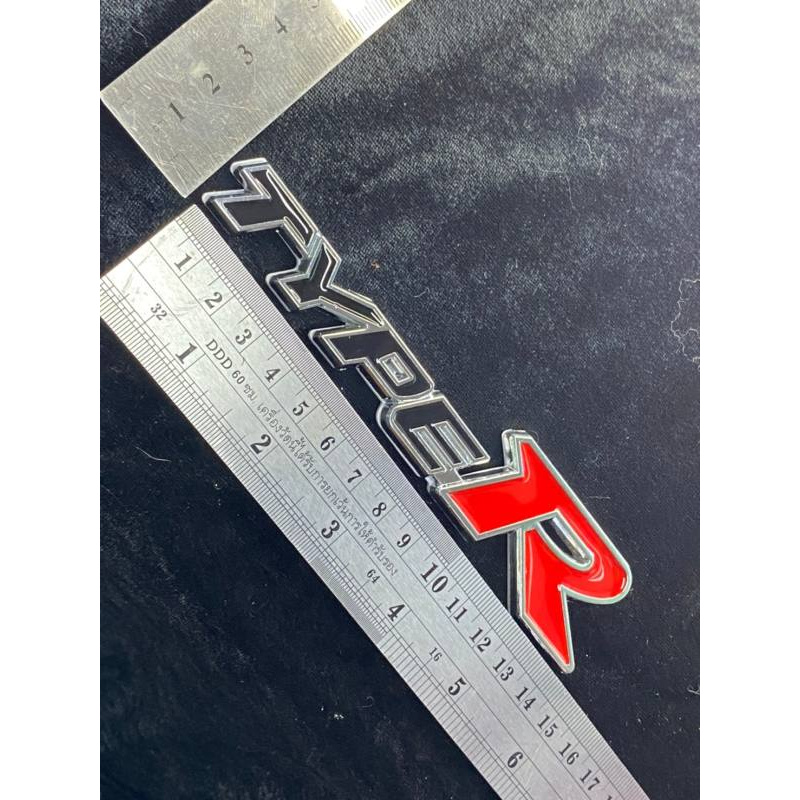 logo Type R โลโก้ TYPE R เป็นโลหะ (ไม่ใช่พลาสติก) ผลิตในไทย ไม่ใช่ของ ...