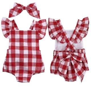 BABYGARDEN ชุด romper jumpsuit bodysuit เด็กแรกเกิด ลายตาราง