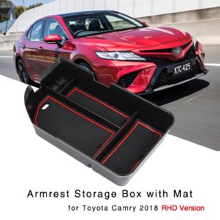 Armrest Storage Box Holder for Toyota Camry L/LE/SE 2018 2019 2020 Central Console Tray Interior Organizer RHD Version