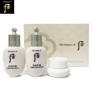The History Of Whoo GongJinHyang Seol Radiant White Special Gift Set 3 ชิ้น