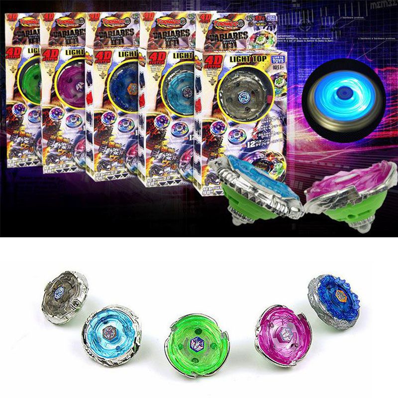 คุณภาพพรีเมี่ยม 4d/6d โลหะ Fusion Masters Beyblade พร้อมไฟ Led Top และ ...