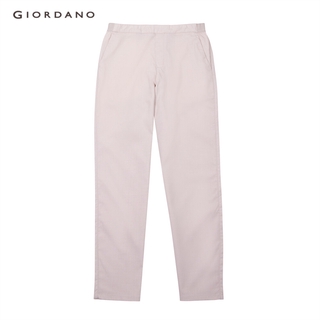 สินค้า GIORDANO กางเกงขายาว ผู้หญิง Women\'s Solid Casual Pants 05410027