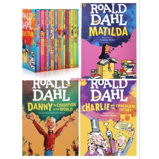 ใหม่ New Roald Dahl Charlie and the Chocolate Factory Charlie and the Great Glass Elevator The Magic Finger Fantastic