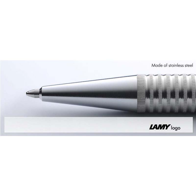 西ドイツ製】LAMY LOGO 万年筆 ステンレス デッドストック ノベルティ hoechst 美味かっ 製薬