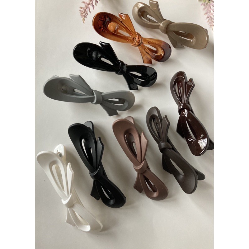 กิ๊บหนีบผมเกาหลี 8 Cm 1 ชิ้น))🇰🇷ของแท้ รุ่นโบว์ใหญ่ น่ารักมาก Made in ...