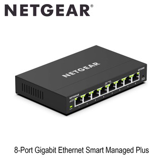 สินค้า NETGEAR GS308E 8-Port Gigabit Smart Managed Plus Switch ประกันศูนย์ไทย ออกใบกำกับภาษีได้