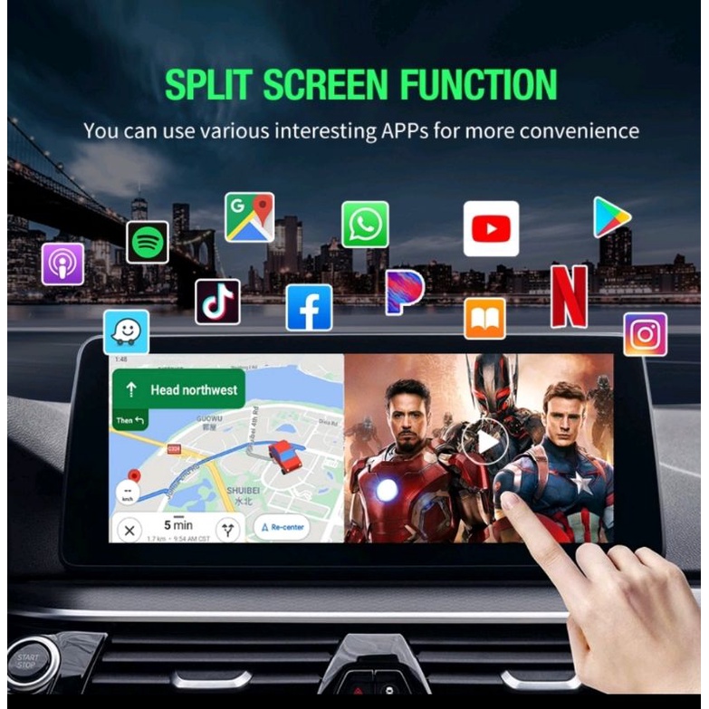 ภาพหน้าปกสินค้ากล่อง Android Ai Master Box สำหรับวิทยุติรถที่มีระบบApple Carplay ติดมาจากโรงงาน จากร้าน boybin88 บน Shopee