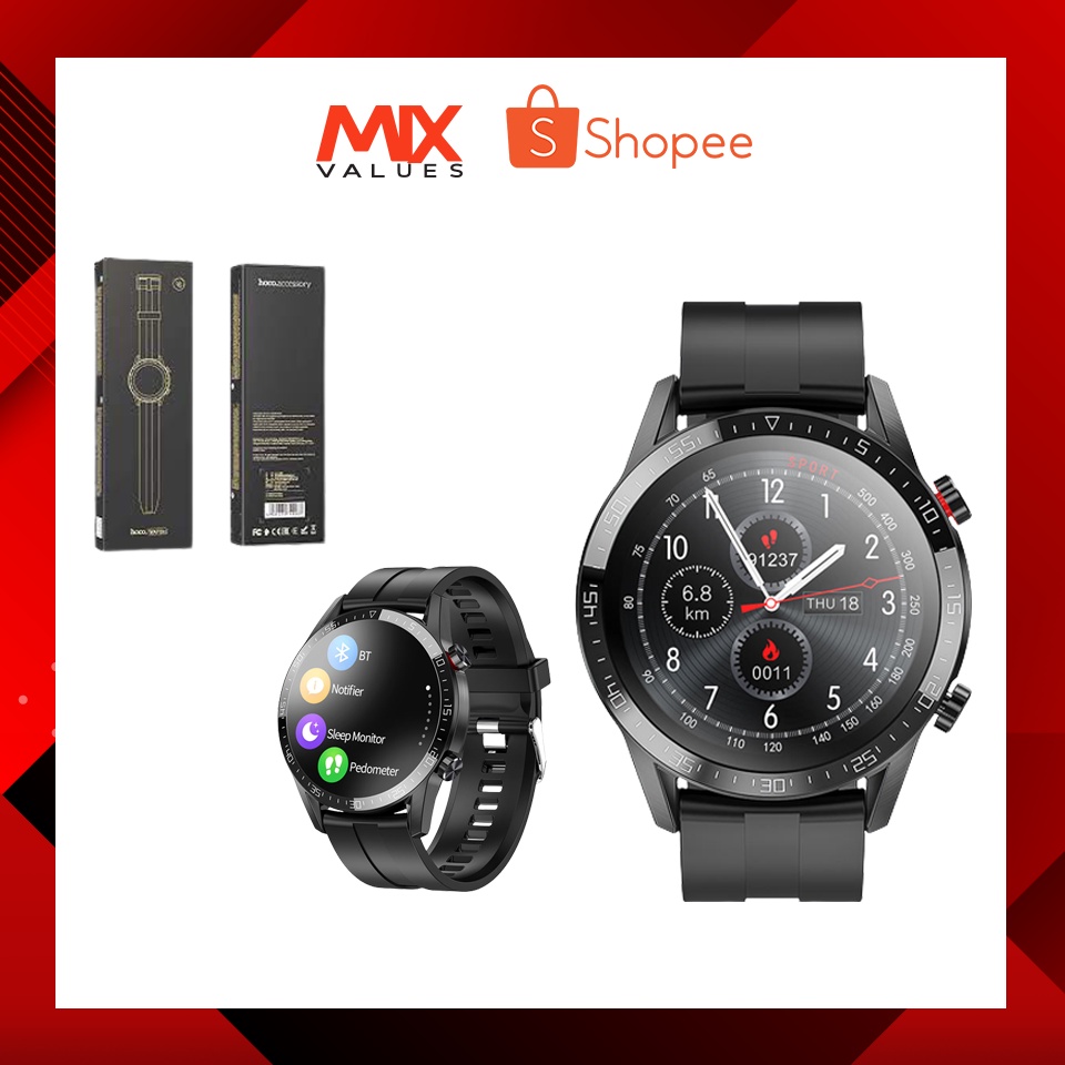 HOCO Smart Watch Y2 Smart Watch นาฬิกาสุขภาพ | Shopee Thailand