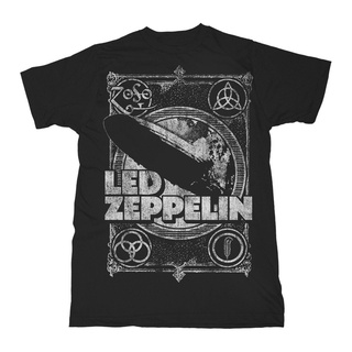เสื้อยืดวงดนตรี❃◎XS-4XL-5XL-6XL [round neck 100% cotton t-shirt] Led Zeppelin Shook Me T NEU UND OFFIZIELL Clothihng M