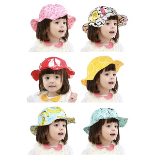 ภาพหน้าปกสินค้าหมวกบักเก็ตเด็ก หมวกเด็กแบบมีสายรัด ลายน่ารัก Baby Bucket Hat ที่เกี่ยวข้อง