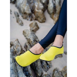 สินค้า Dry Super รองเท้าดำน้ำปะการังผู้ใหญ่ รุ่นคลาสสิค-เหลือง