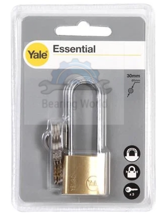YALE กุญแจ ระบบสปริง คอยาว ของแท้ 100% กุญแจระบบสปริง Padlock - YALE