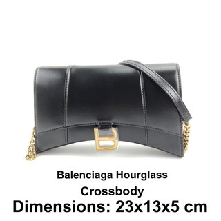 BALENCIAGA Hourglass Crossbody ของแท้ 100% [ส่งฟรี]