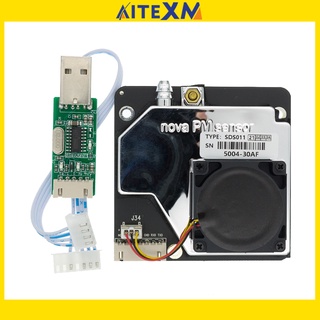 Nova Pm Sensor Sds011 โมดูลเซนเซอร์ตรวจจับฝุ่นคุณภาพสูง Pm2.5