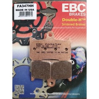 ผ้าเบรค EBC Brakes รุ่น HH sintered/ ผ้าหน้า Suzuki GSX-S 750 ปี 18-21, Kawasaki Z800, Z900 , Triumph Street Triple 675R