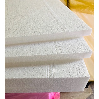 โฟมแผ่น Foam Sheet โฟมปรับระดับพื้น (ความหนาแน่น 1 ปอนด์) ขนาด 60 x 120cm หนา1.5 นิ้ว  ราคา 90฿/แผ่น