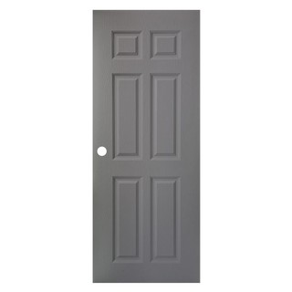 External door DOOR AZLE MR003 80X200CM UPVC GRAY Door frame Door window ประตูภายนอก ประตูภายนอกUPVC AZLE MR003 80X200 ซม