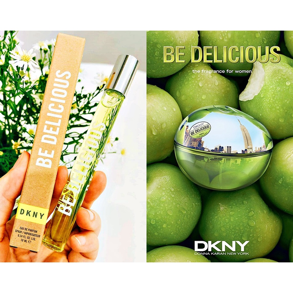 dkny-be-delicious-eau-de-parfum-10-ml-หัวสเปรย์-แอปเปิ้ลเขียว