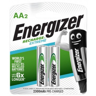 สินค้า ถ่านชาร์จ 2A(2300mAh) รุ่น Extream Energizer(USA)แท้ มีมอก. pack2