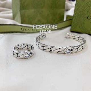 💍แหวน💍 Gucci Wide ring with Interlocking G