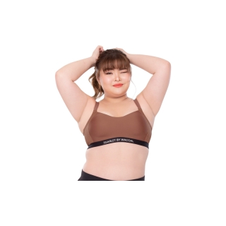 Sgarlet เสื้อชั้นในไร้โครง กระชับ ใส่สบาย Active Bra สีดำ/ชาเย็น รุ่น MB1508