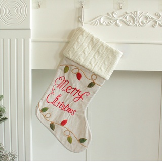 ถุงเท้า ลายเตาผิง สีแคนดี้ เหมาะกับของขวัญคริสต์มาส สําหรับตกแต่งบ้าน ปาร์ตี้ วันหยุด ครอบครัว เด็ก