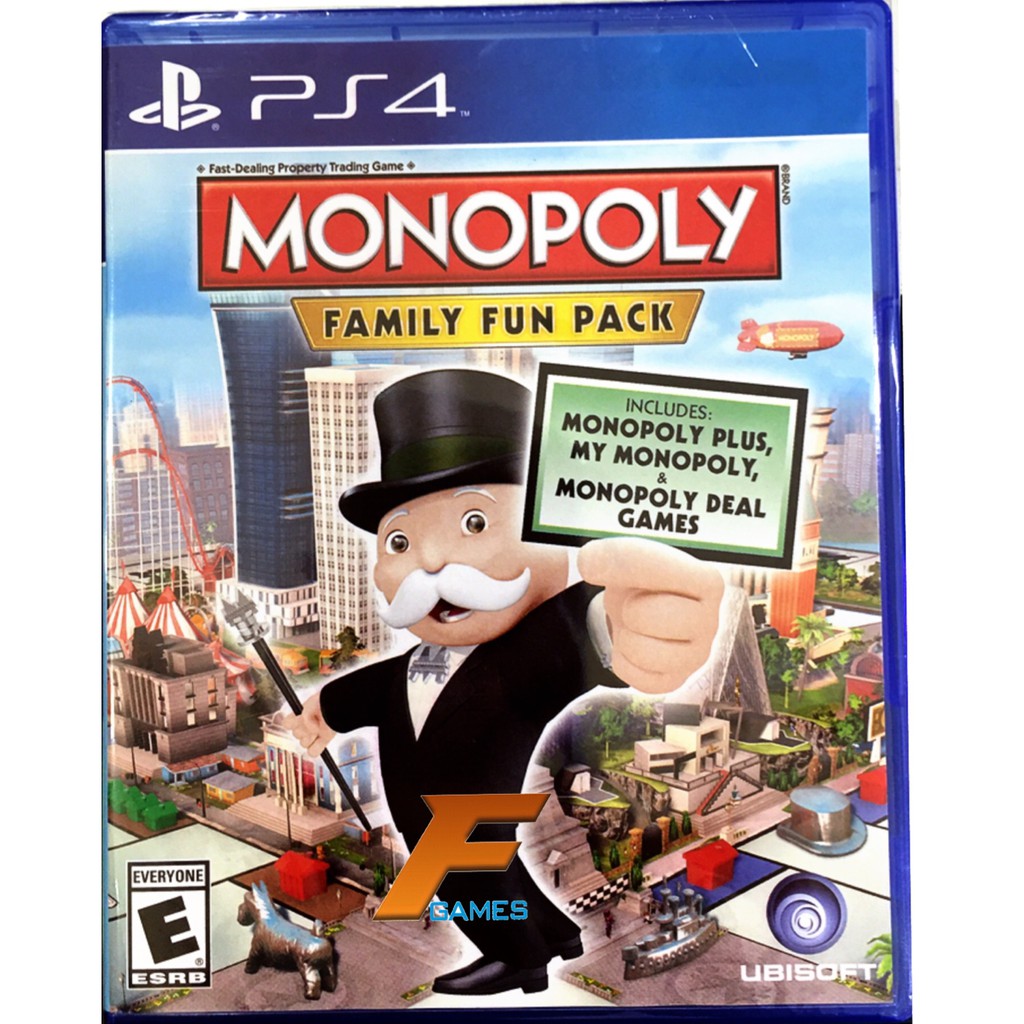 PS4 MONOPOLY FAMILY FUN PACK (AllZone)(English) แผ่นเกม ของแท้ มือ1 มือ ...