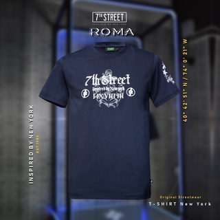 เสื้อยืดแขนสั้นผู้ชาย 7th Street  รุ่น EST.1983 ROMA