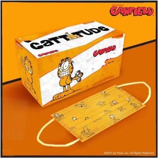 หน้ากากอนามัย new Garfield หน้ากากอนามัยลายการ์ตูนผู้ใหญ่