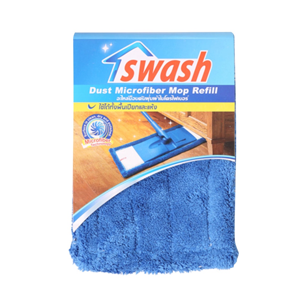 chaixing-home-อะไหล่ม๊อบดันฝุ่นผ้าไมโครไฟเบอร์-swash-รุ่น-430-สีฟ้า