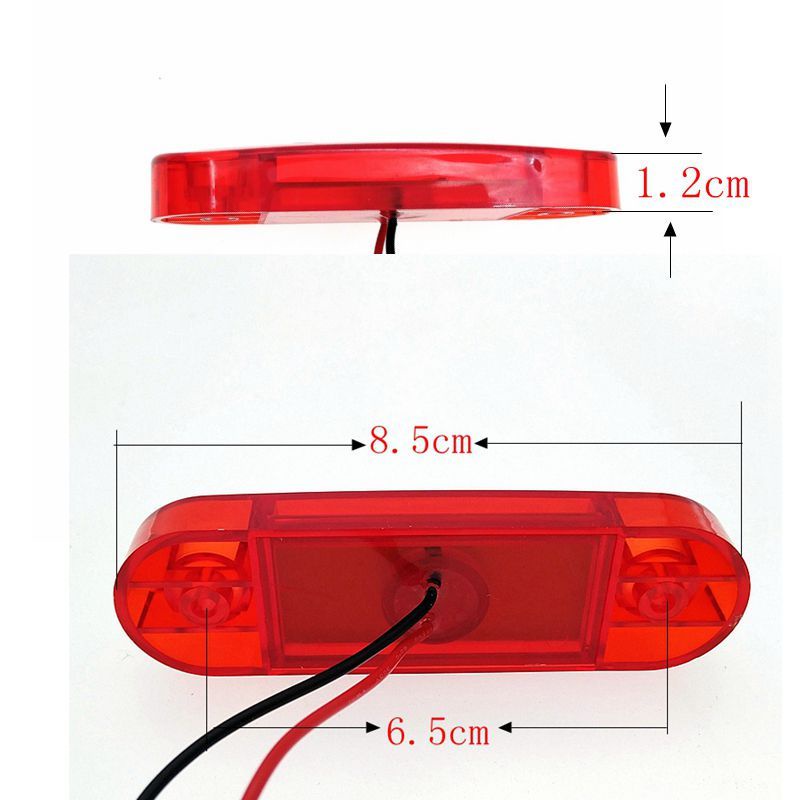 ยูนิเวอร์แซ-12v-24v-9led-รูปวงรีรถบรรทุกด้านข้างไฟเตือนสัญญาณไฟเตือนไฟท้ายรถบรรทุกกันน้ำรถพ่วงไฟเบรคไฟด้านข้าง