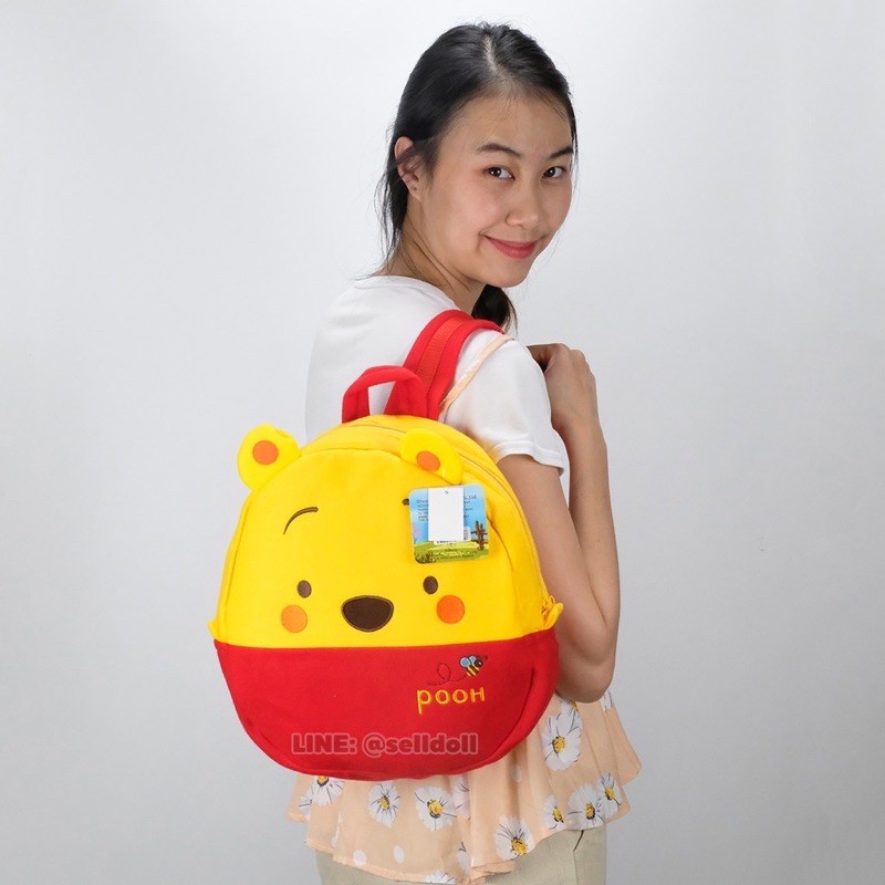 กระเป๋าเป้หมีพูห์-พิกเล็ต-ทิกเกอร์-ของแท้-pooh-piglet-tigger