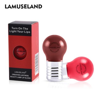 LAMUSELAND ลิปสติก เนื้อลิขวิด ติดทนยาวนาน 12 สี #L18L21