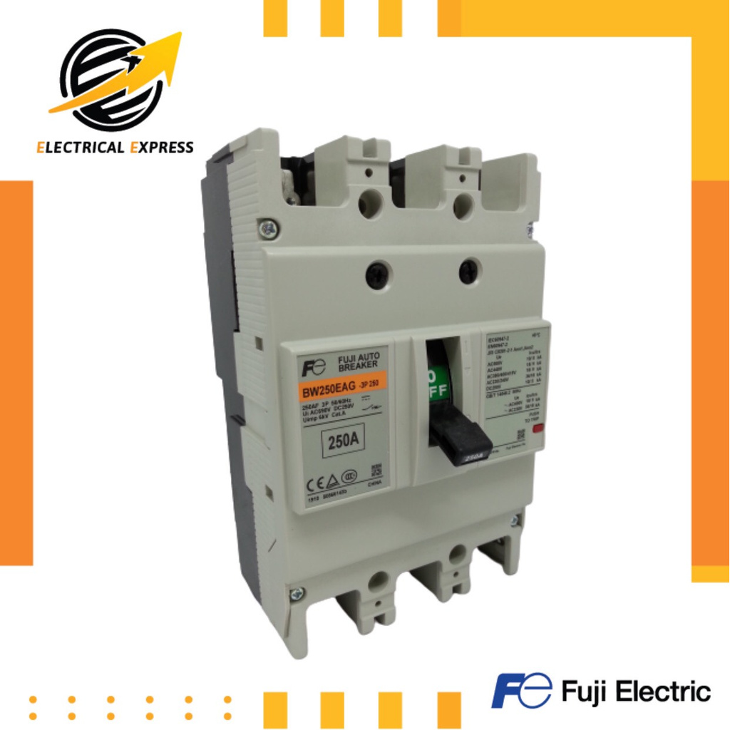 fuji-electric-ขายดีที่สุดเบรกเกอร์ฟูจิ-fuji-breaker-รุ่น-bw250eag-3-pole