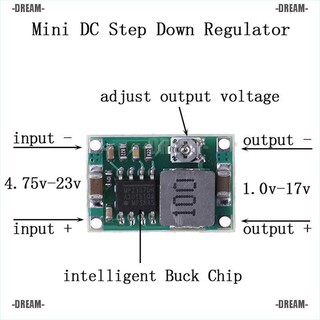 Dream ตัวแปลงชาร์จไฟฟ้า DC-DC 3 แอมป์ 5 โวลต์-23 โวลต์ เป็น 3.3V 6V 9 โวลต์ 12