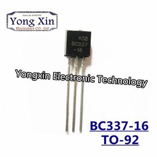 ชิ้นส่วนอิเล็กทรอนิกส์ BC337-16 TO-92 BC337 TO92 100 ชิ้น