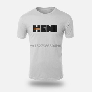 ใหม่ เสื้อยืด ลาย Chrysler Hemi 426 สีขาว สําหรับผู้ชายS-5XL